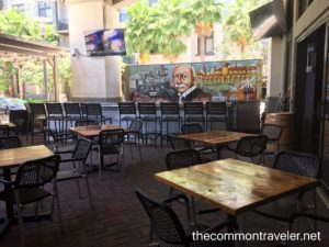 Flagler Village Brewery entry patio at Flagler