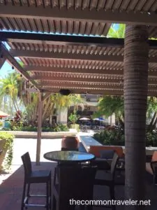 Flagler Village Brewery patio with louvers