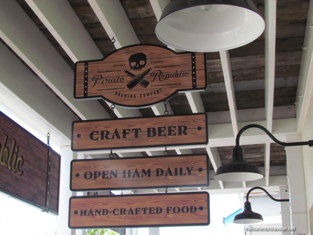 Port Day Guide: Nassau, Bahamas | The Common Traveler | image: Pirate Republic Brewing sign