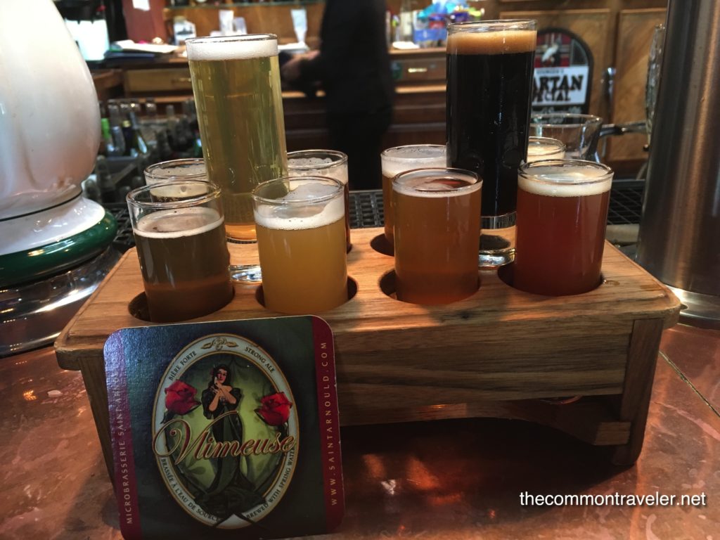 Saint Arnould flight of 10 beers