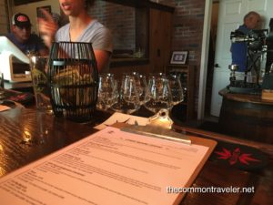 Beer menu at Levante