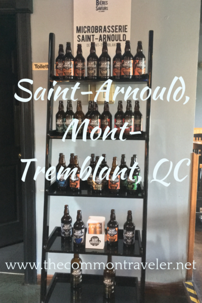 Hiking or skiing in Mont Tremblant in Quebec, Canada? Refresh with a delicious craft beer.