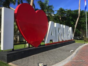 I Love Aruba sign