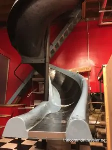 slide in Mother Earth Brewing