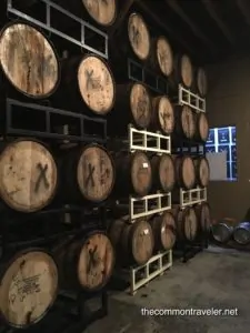 barrels at Mother Earth Brewing
