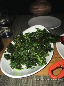 Chef and The Farmer flash fried collards