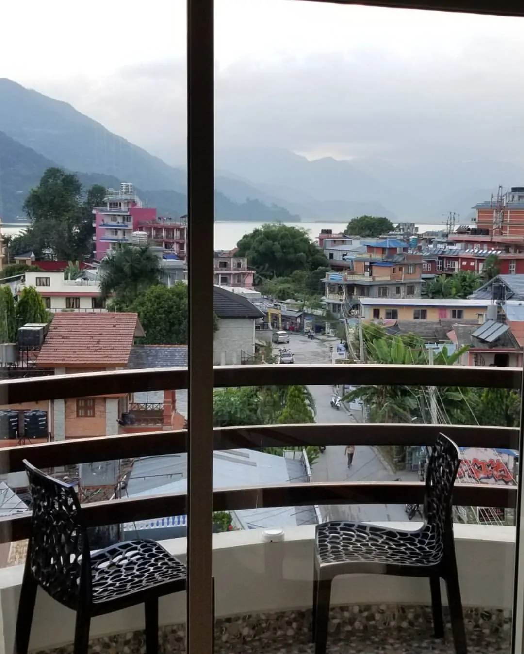 Volunteer Tourism balcony view in Nepal