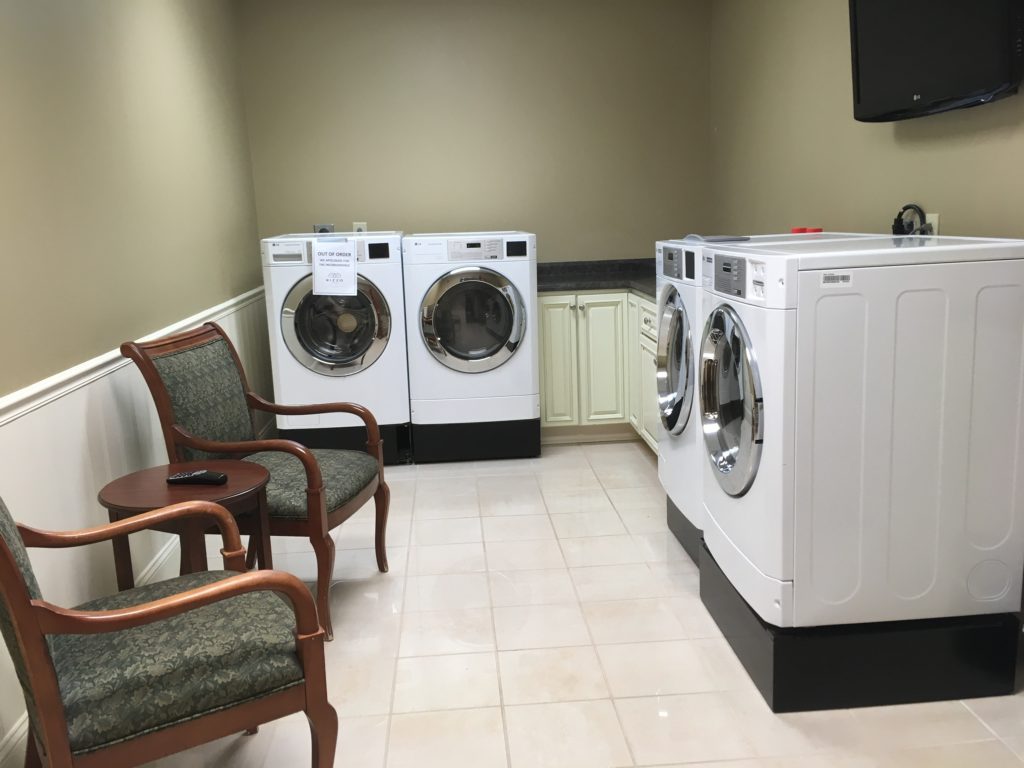 laundry facilities at Rizzo Center