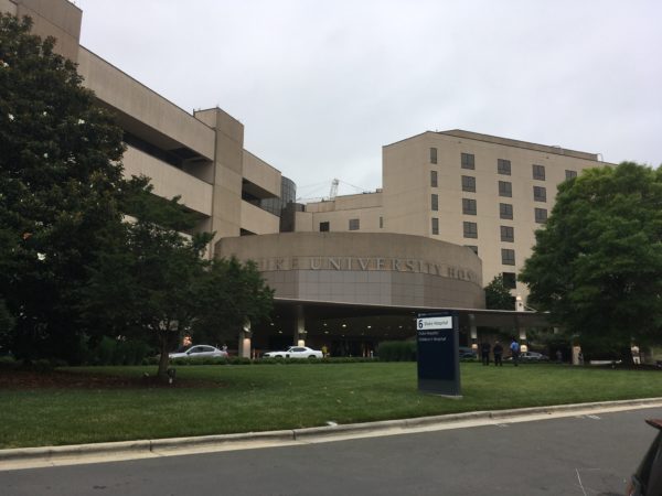 front of Duke University Medical Center