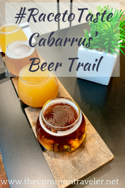 Follow Cabarrus, North Carolina's beer trail for unique small craft brewing deliciousness! #racetotaste