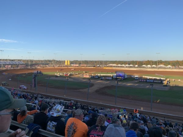 dirt track for World of Outlaws in Concord