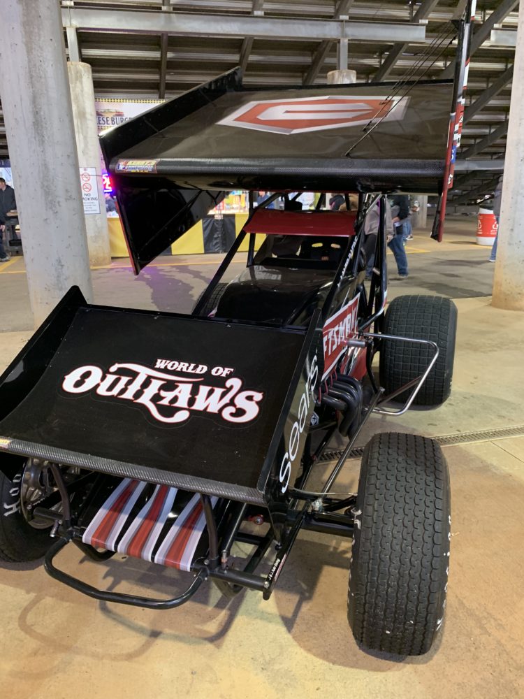 World of Outlaws race car