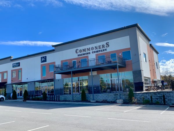 outside of Commoners Brewing Company, Concord, NC