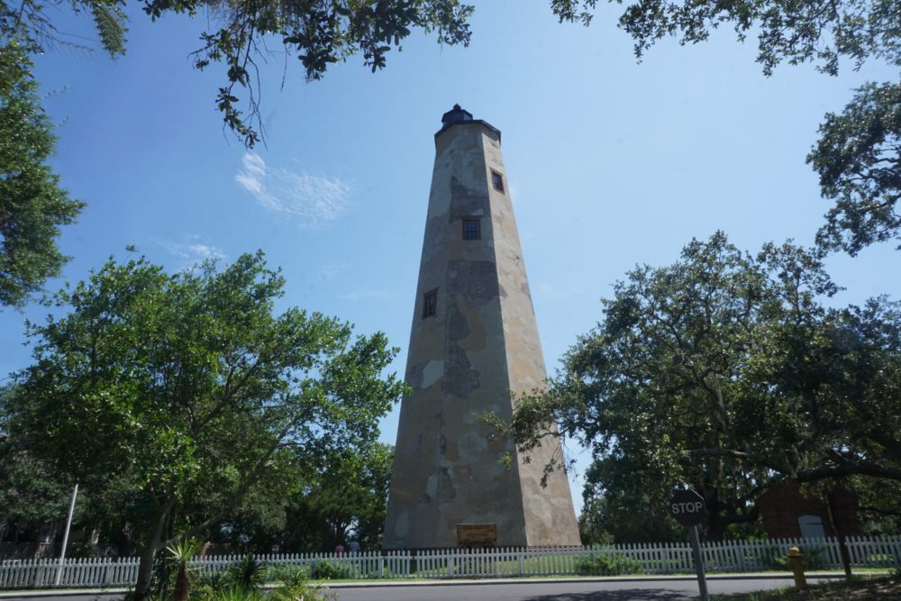 A Complete Tour of the Best North Carolina Lighthouses featured by top NC travel blog, The Common Traveler: Old Baldy Lighthouse