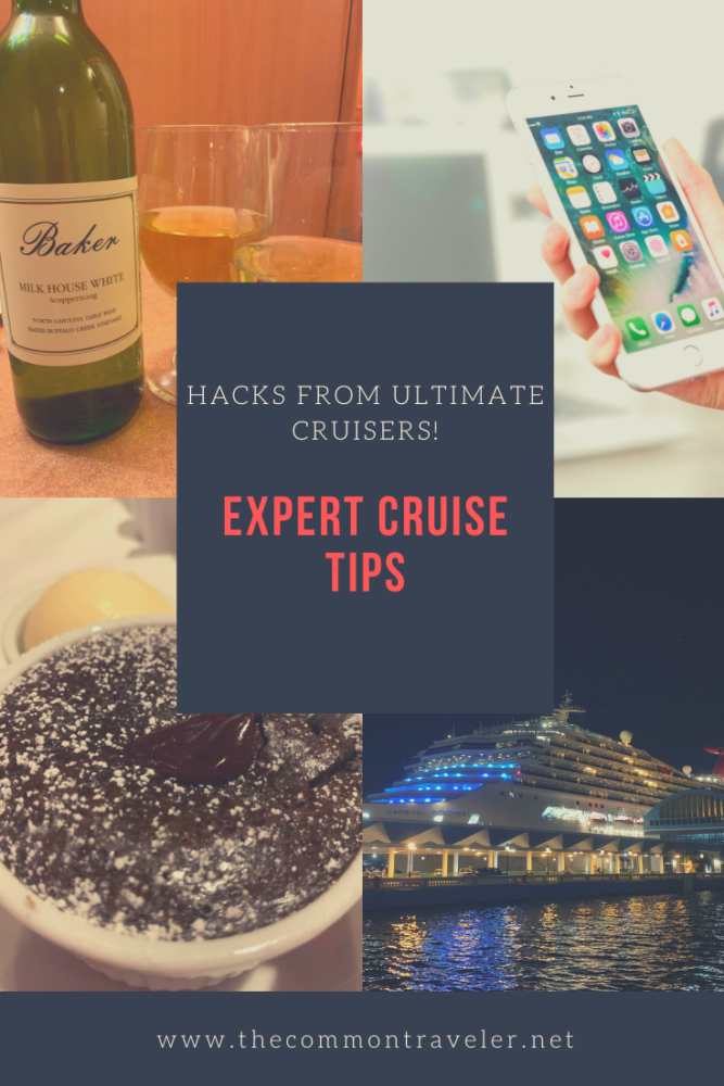 14 Cruise Tips and Tricks Every Cruiser Should Know featured by top US cruise blog, The Common Traveler.