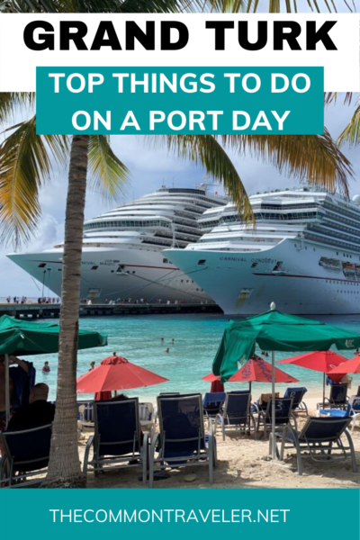 Stopping in Grand Turk during your cruise and wondering what to do? We've got some great ideas for you! Tips on exploring the island, where to eat, the best beaches, and sights to see. We've done the work so you can just get to the enjoying! Whether you want to relax or seek adventure, we've got you covered! #grandturk #carnival #cruising #caribbean #turksandcaicos #cruiseport #margaritaville #cruiseportbeaches #grandturkbeaches
