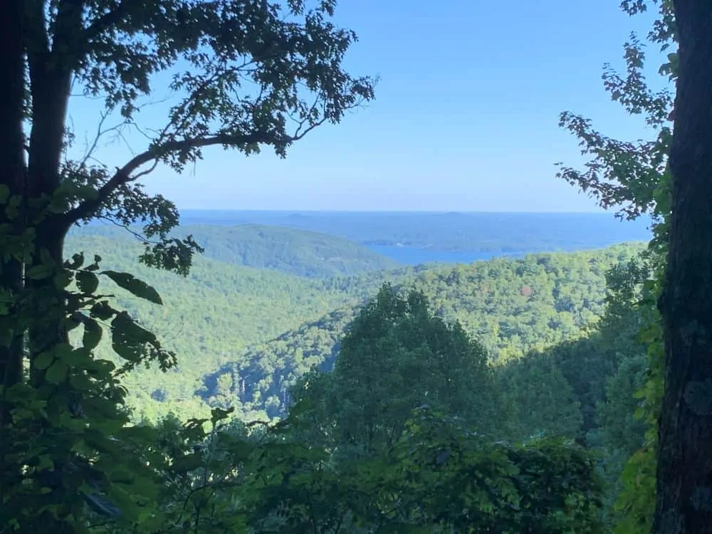 Mountain view and Lake - Gorges State Park, Cashiers, NC