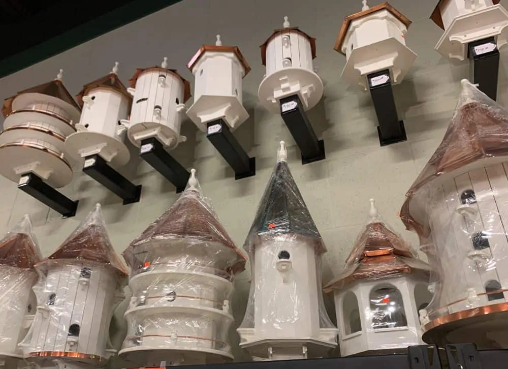 Amish birdhouses