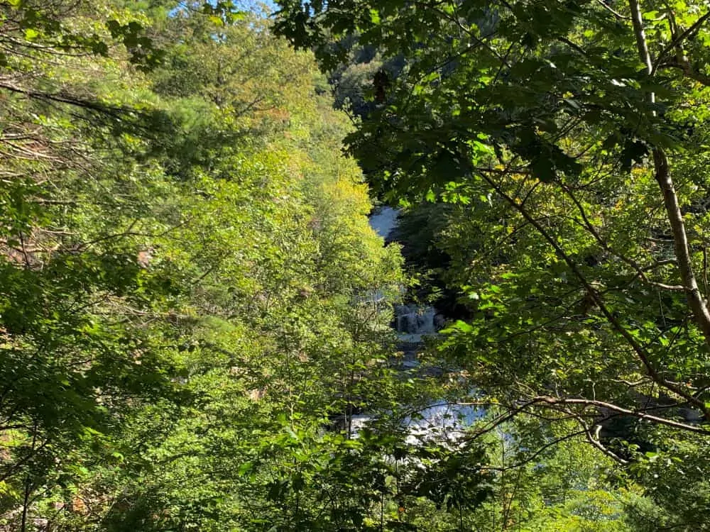 Cullasaja Falls in Highlands NC