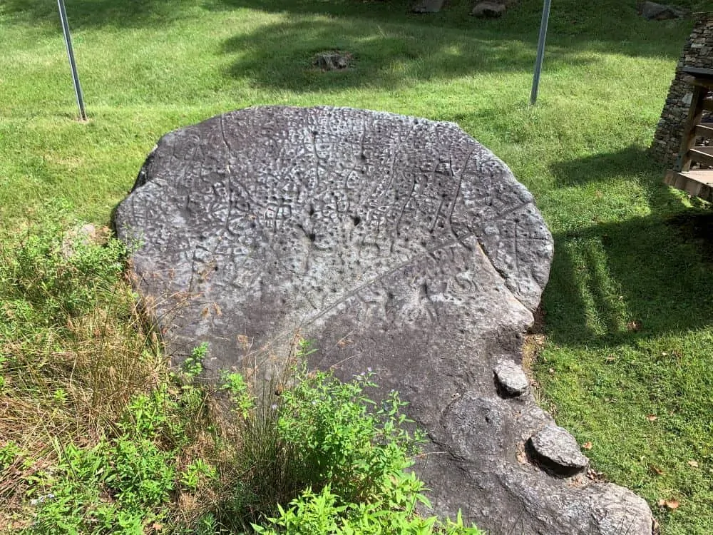 Judaculla Rock in Cullowhee near Sylva, NC