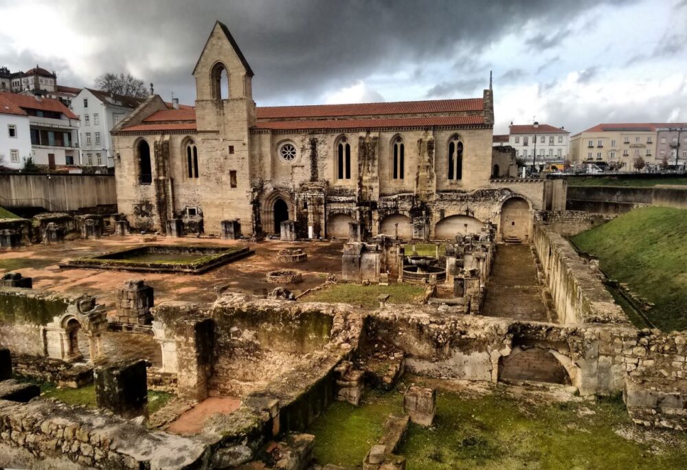 Image: remains of church in Coimbra, Portugal | Things to do in Portugal by popular US international blog, The Common Traveler: image of a church ruins. 