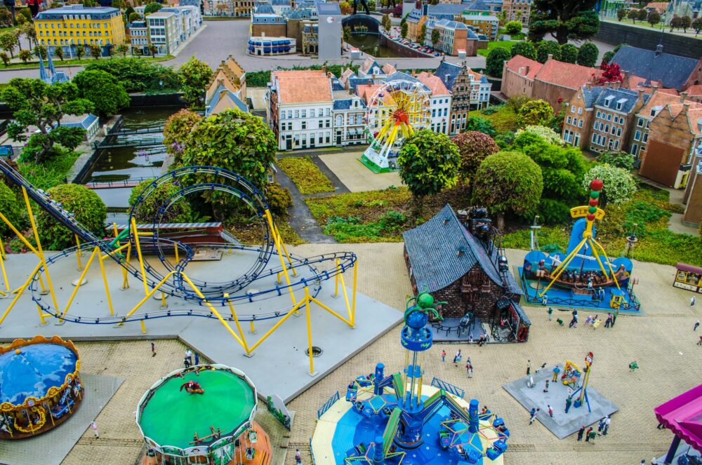Best Sights in the Netherlands | The Common Traveler | aerial view of Madurodam |Things to see in the Netherlands by popular US international blog, The Common Traveler: image of the Madurodam. 