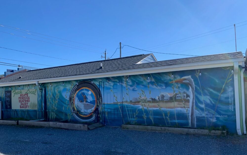 13 CAROLINA BEACH MURALS TO VISIT featured by top NC travel blogger, The Common Traveler | Surf & See