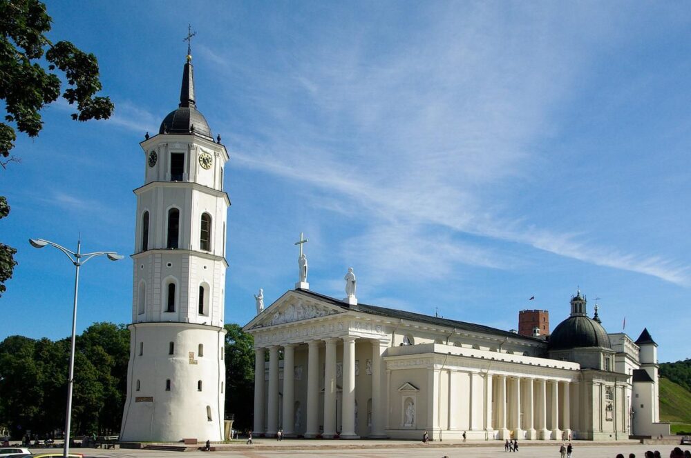 Cathedral and Bell Tower in Vilnius, Lithuania
