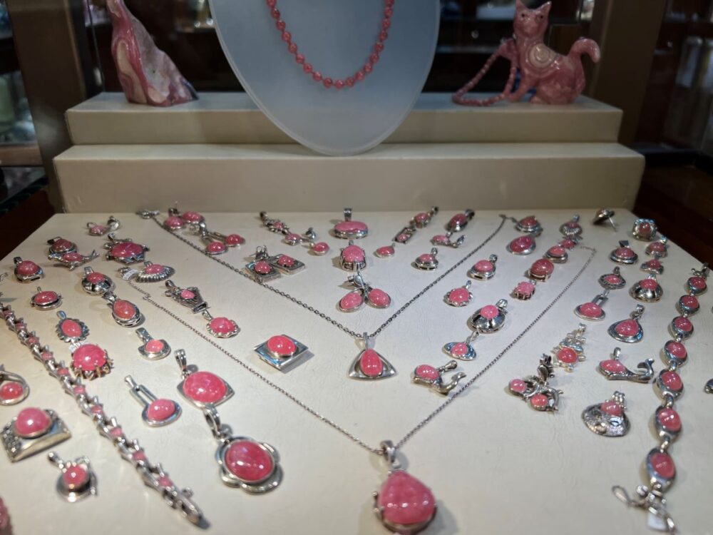 Best Souvenirs From Argentina | The Common Traveler | image: array of Inca Rose jewelry