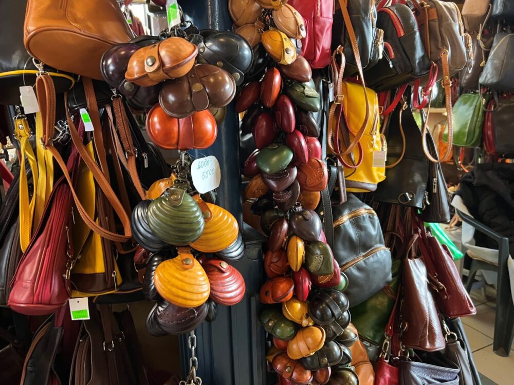 15 Best Souvenirs From Hungary | The Common Traveler | image: leather bags and toki