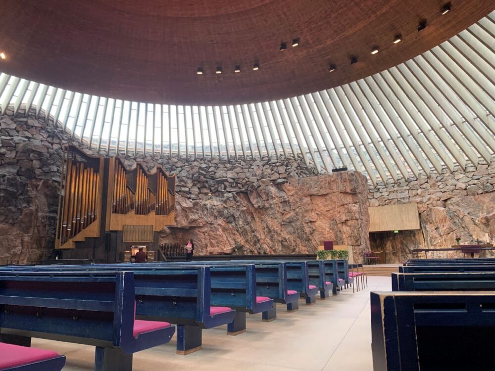 Best Things to Do in Helsinki | The Common Traveler | image: inside Rock Church