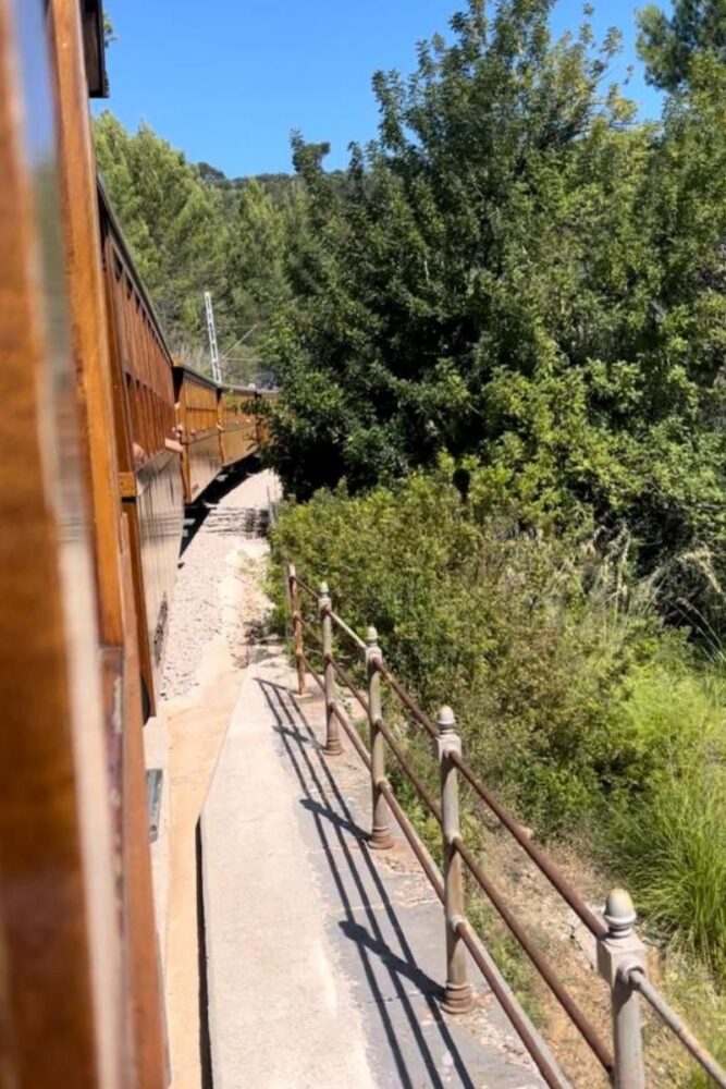 Best Things to Do in Mallorca Spain | The Common Traveler | image:  train to Soller