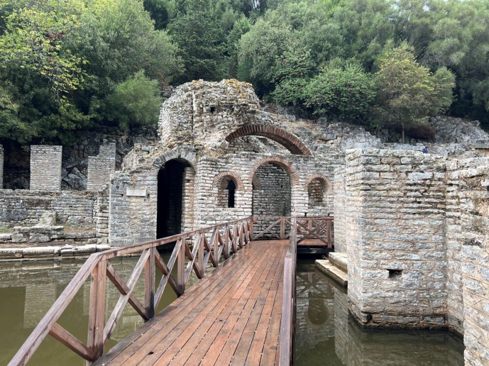 Port Day Guide: Saranda, Albania | The Common Traveler | image: Roman ruins at Butrint National Park