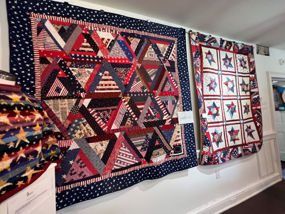 Best Things to do in Denton MD | The Common Traveler | image: quilts on display at FACES