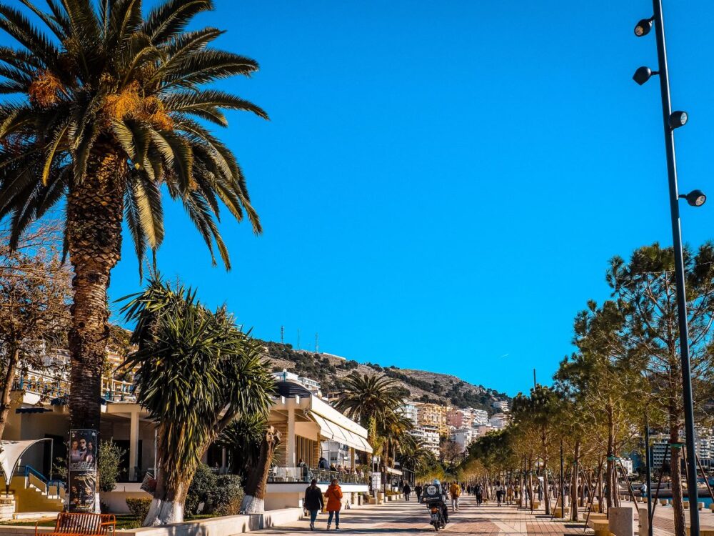 Port Day Guide: Saranda, Albania | The Common Traveler | image: boardwalk in Saranda