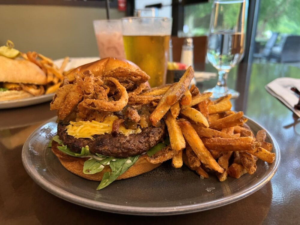 Turf Valley Resort | The Common Traveler | image: burger and fries plate