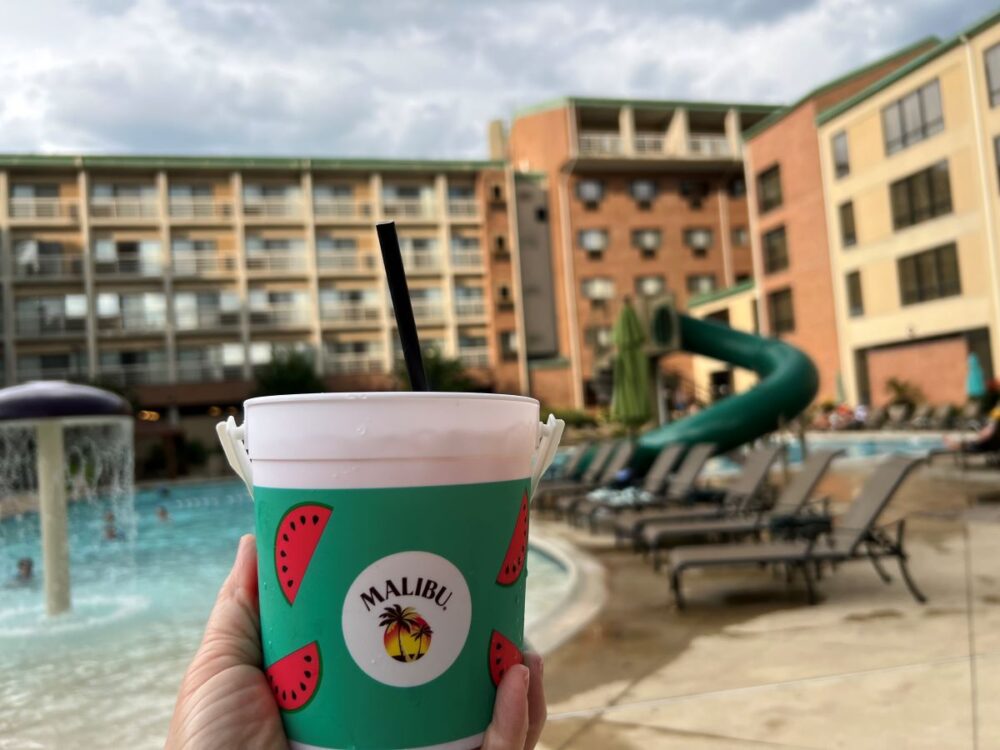 Turf Valley Resort | The Common Traveler | image: bucket drink