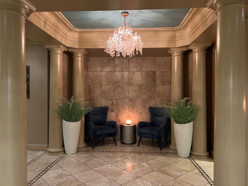 Turf Valley Resort | The Common Traveler | image: spa entrance