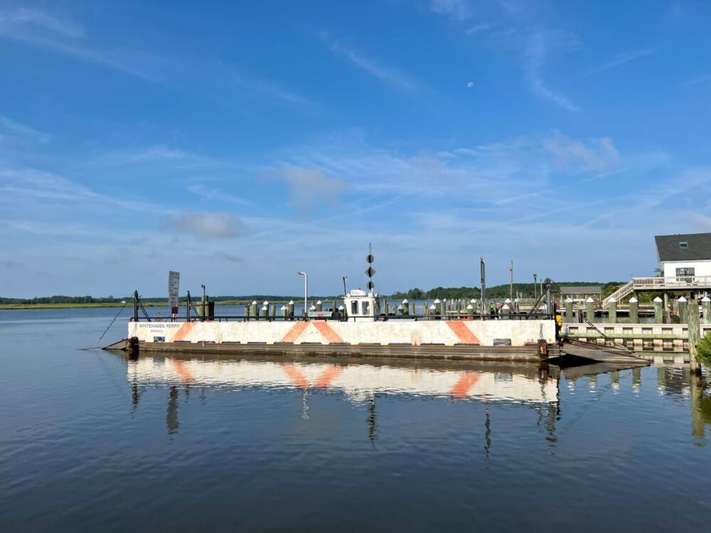 The Perfect Weekend in Wicomico County, MD | The Common Traveler | image: Whitehaven Ferry at dock