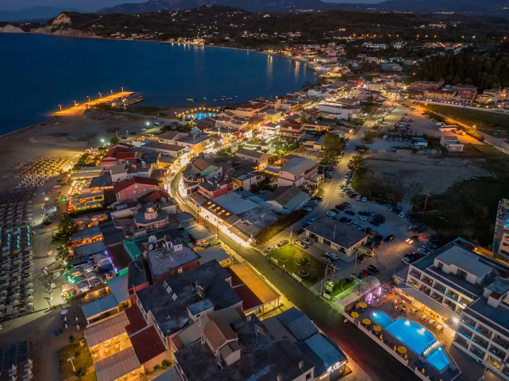 Port Day Guide: Corfu, Greece | The Common Traveler | image: sidari drone view