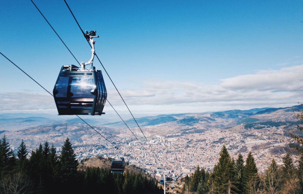 Top Things to Do in Sarajevo | The Common Traveler | image:  cable car in Sarajevo