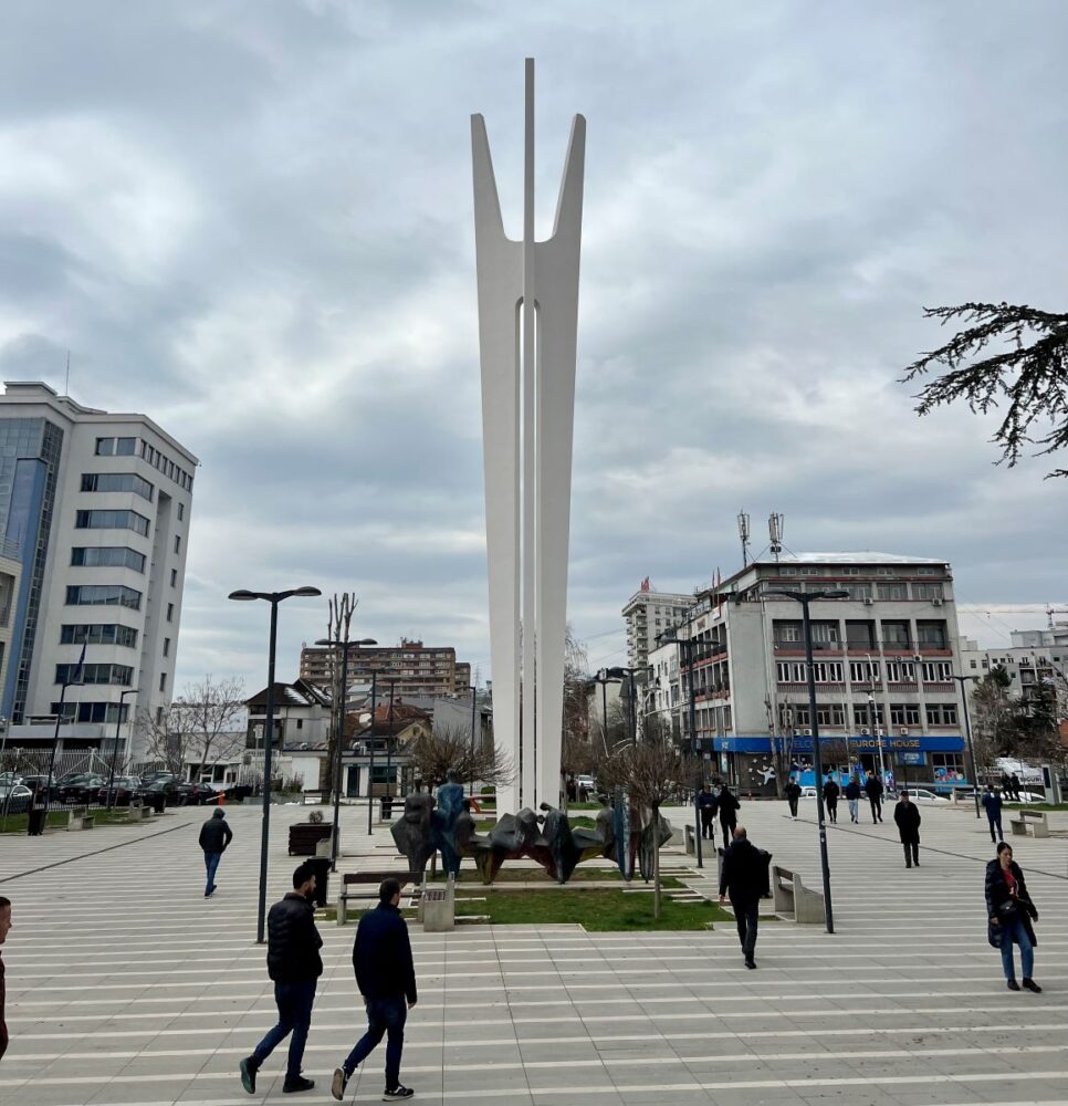 Pristina Itinerary | The Common Traveler | image: Brotherhood and Unity Monument