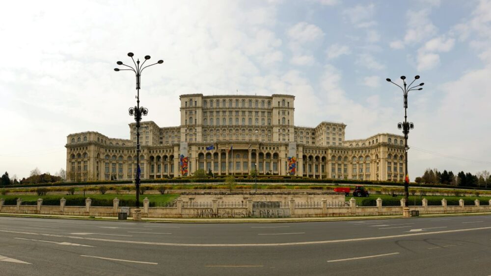Europe on a Budget | The Common Traveler | image: Palace in Bucharest, Romania