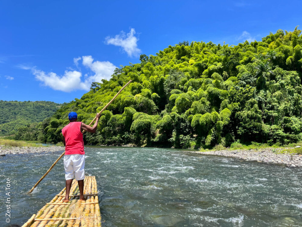 15+ Best Fun Things to Do in Jamaica | The Common Traveler | image: bamboo rafting tour