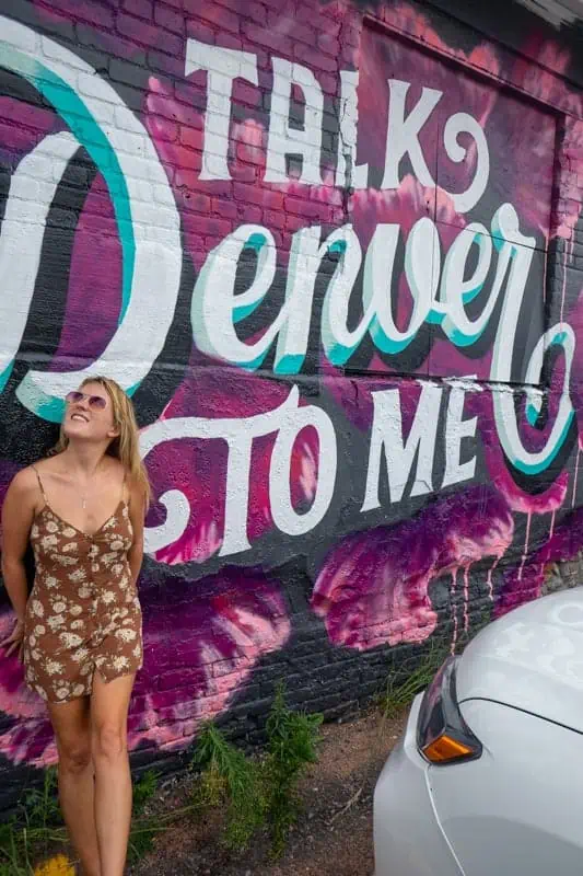 Denver, Colorado: Weekend Itinerary | The Common Traveler | image: lora by graffiti in denver