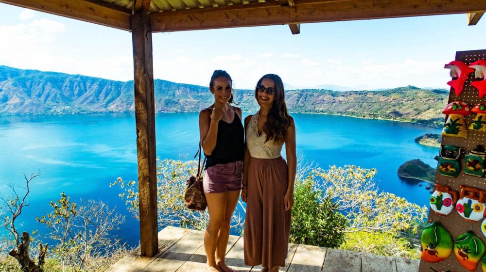 Wanderlust Wardrobe: Packing for Practicality and Style | The Common Traveler | image: travel wardrobe for two women with mix and match pieces