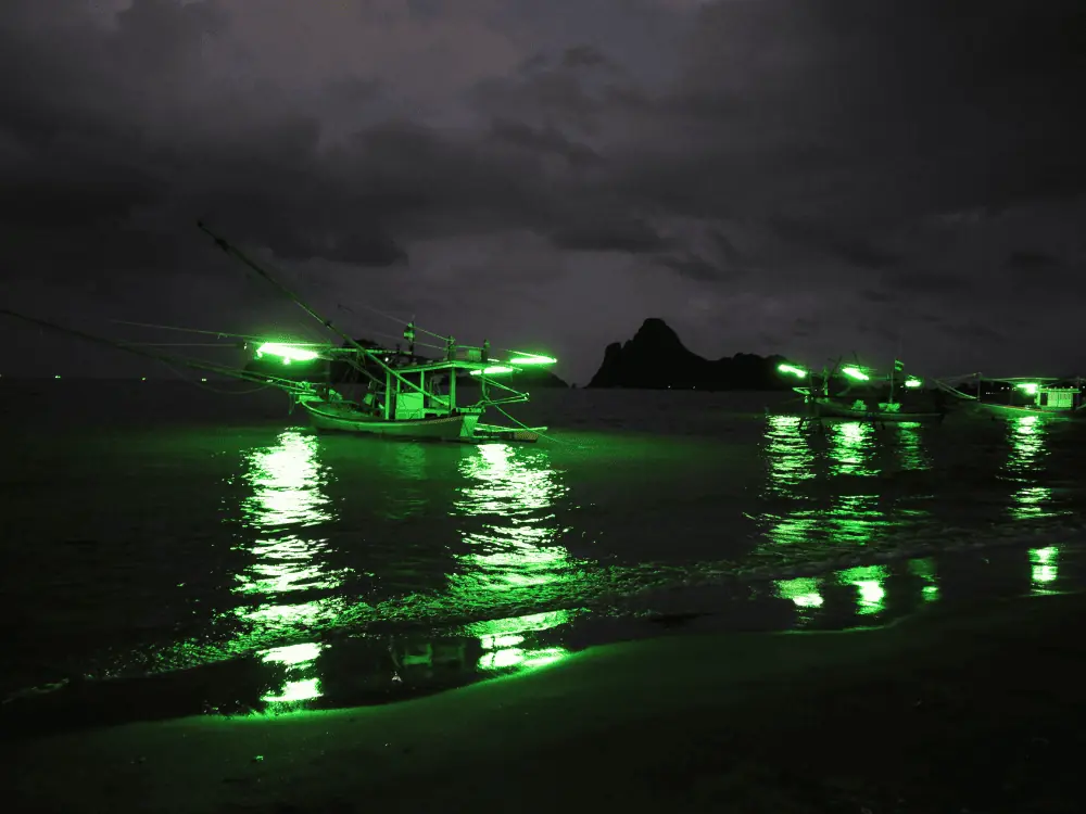 Incredible Things to Do in Halong Bay | The Common Traveler | image: boats squid fishing at night