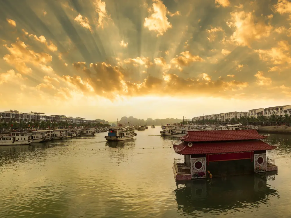 Incredible Things to Do in Halong Bay | The Common Traveler | image: Tuan Chuan Island port