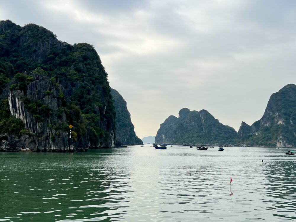 Incredible Things to Do in Halong Bay | The Common Traveler | image: Halong Bay from Halong City