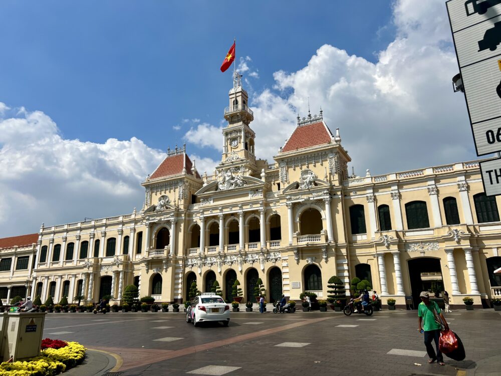 Self-Guided Walking Tour of Ho Chi Minh | The Common Traveler | image: Town Hall (People's Committee Building)